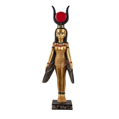Imagen de Figura ISIS Diosa egipcia de Resina Pintada a Mano 5x7x28 cm
