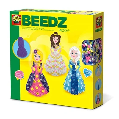 Imagen de SES Creative Beedz Cuentas para planchar princesas Kits de mosaico (5 año(s), Chica, Preescolar, Multicolor, 1400 pieza(s), Países Bajos) , color/modelo surtido