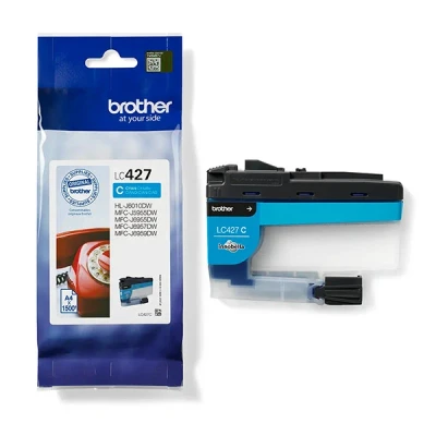 Imagen de Brother LC 427C Cartucho de Tinta para MFC J5955DW, J6955DW, J6957DW, HL J6010DW