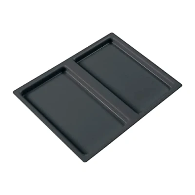 Imagen de NINKA Eins2vier Tapa para cubo de basura (plástico, 13,5 L), color gris oscuro