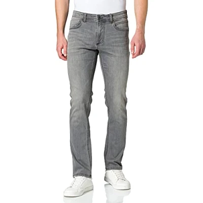 Imagen de camel active Houston Denim, Vaqueros para Hombre, Gris, 38W / 34L