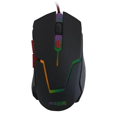 Imagen de Approx Apptwister2 Usb 2400dpi Negro Mano Derecha