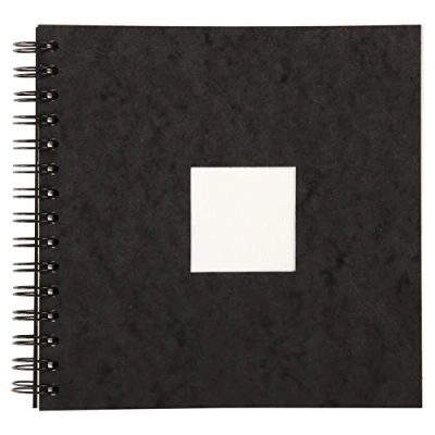 Imagen de Clairefontaine 96060 C Álbum de viaje doble espiral para acuarela (, DIN A5, color Negro 20 x cm
