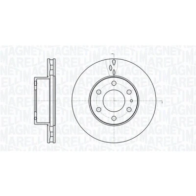 Imagen de MAGNETI MARELLI Disco de freno IVECO: DAILY 6 , Pritsche/Fahrgestell, 4 Kasten/Kombi 300, 300mm 28mm 78mm ventilación interna