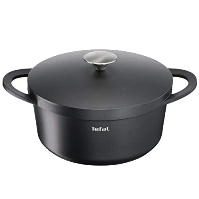 Imagen de Tefal Trattoria E21846 cacerola Alrededor Negro Cacerolas (Alrededor, Negro, Aluminio forjado, Titanio, Cerámico, Gas, Halógeno, Inducción, Placa de sellado)