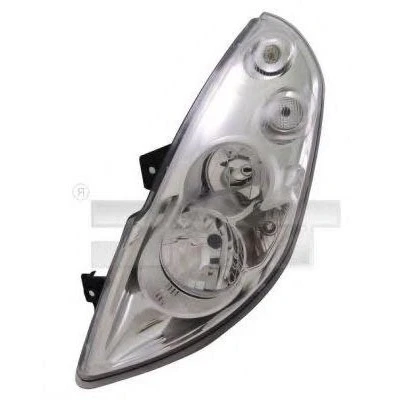 Imagen de TYC 20 12338 15 2 Faros izquierda H7, H1 para circulación por la derecha con electromotor RENAULT: MASTER 3 Kasten, Bus,