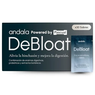 Imagen de Andala DeBloat Digezyme Enzimas Digestivas con Probioticos Synbio Alivian Gases e Hinchazon Adultos y Mejoran la Digestion Curcuma, Manzanilla, Menta Hinojo 30 Sobres