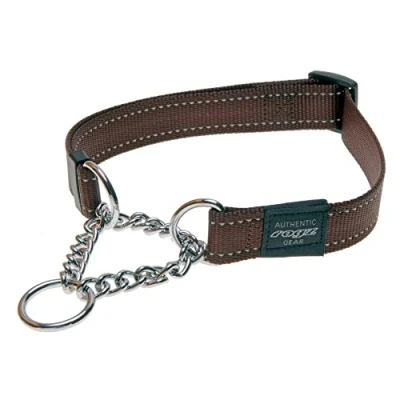 Imagen de Rogz Utilidad Extra Grande 2,54 cm Reflectante leñador obediencia Half Check Collar de Perro