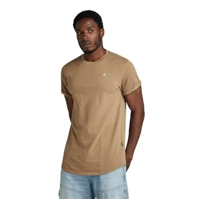 Imagen de G STAR Lash Pique T Shirt Hombre, Multicolor (Dk Fawn Htr D16396 d565 8042), XS
