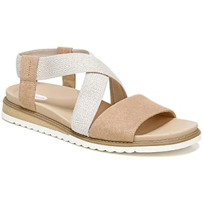 Imagen de Dr. Scholl&#039;s Shoes Islander, Sandalia Mujer, Microfibra de Abedul leonado, 39 EU