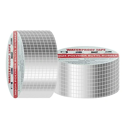 Imagen de Cinta de Butilo Impermeable Autoadhesiva 50mmx5m, Adhesiva para Fugas Agua, Reparación, Sellador Adhesivo, Reparación
