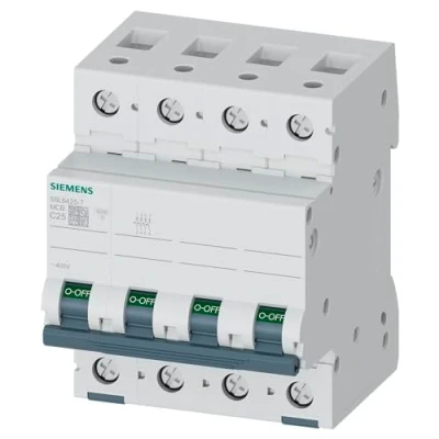 Imagen de 5SL64257 Interruptor automático magnetotérmico 4P 25A Curva C 6kA 400V
