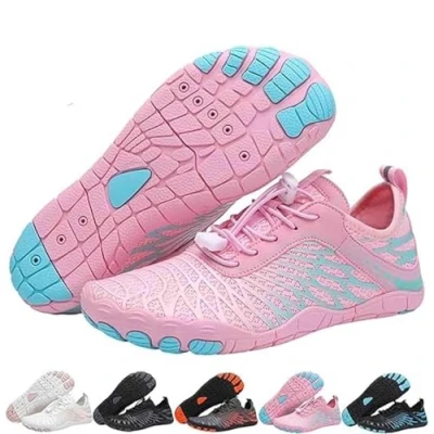 Imagen de Hike Footwear Barefoot, Minimalist Trail Running Barefoot Shoes, Shoes Women Wide Toe Box (Pink,42)