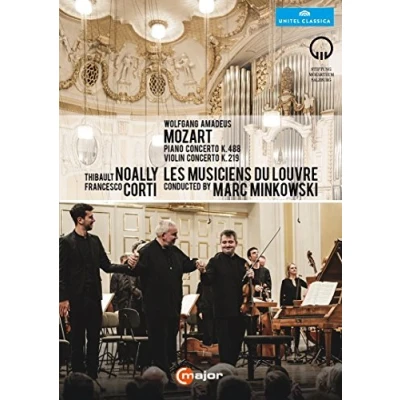 Imagen de MOZART, W.A.: Piano Concerto No. 23 / Violin 5, &quot;Turkish&quot; (Noally, Corti, Les Musiciens du Louvre, Minkowski) (NTSC) [Blu ray]