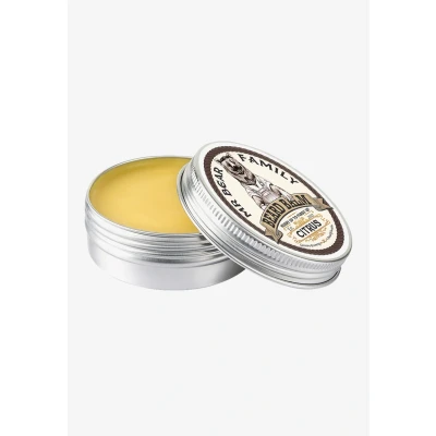 Imagen de Mr Bear Family Beard Balm Men Citrus Cera barba nutritiva Balsamo con manteca de karité, jojoba y abejas para el crecimiento cuidado hombre 60ml