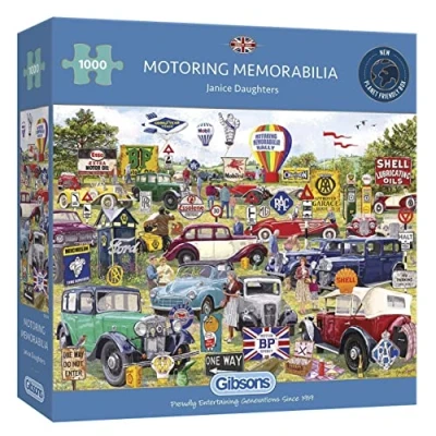Imagen de Gibsons Motoring Memorabilia Puzzle de 1000 Piezas