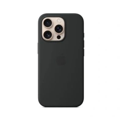 Imagen de Apple Funda de silicona con MagSafe para iPhone 16 Pro, Negro