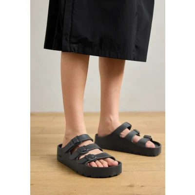 Imagen de Birkenstock Florida III FLEX Platform Pantuflas, Mujer, Talla: 39, Black Zapatos