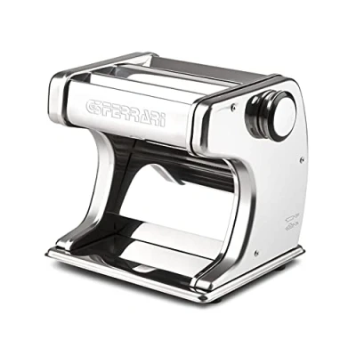Imagen de G3 Ferrari G20125 Laminadora profesional, máquina para pasta con motor, 70 W, acero inoxidable