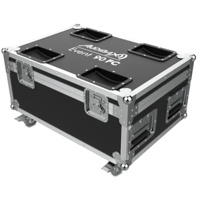 Imagen de Audibax Event 90 FC Flight Case Maleta de Transporte para Focos Función Carga Batería Almacenamiento 8 Unidades Foco Wash Medidas por Compartimento 155x145x180 mm