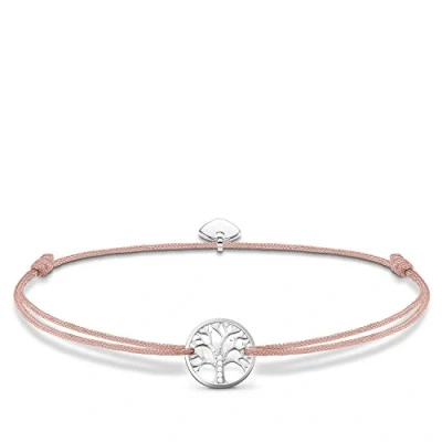 Imagen de Thomas Sabo Pulsera de Tejido Little Secret, con Diseño Árbol del Amor, Plata Ley 925, LS031 401 19 L20V