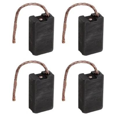 Imagen de YINETTECH 2 pares de cepillos carbono con autostop 7 x 12 20 mm, herramienta eléctrica, amoladora angular, compatibles Parkside PWS 230 D4