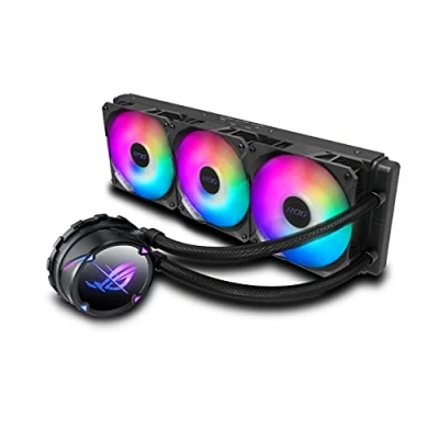 Imagen de ASUS ROG Strix LC 360 ARGB Sistema de refrigeración líquida (Aura Sync, Intel LGA 1700/1200/1150/1151/1152/1155/1156/2011/2011 3/2066 y AMD AM4/TR4, tres ventiladores RGB 120 mm)