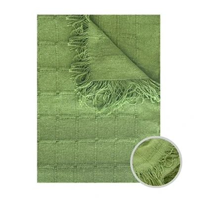 Imagen de GFD Colcha Multiusos para Sofas Lisa, Cubre Sofa, Plaid Cama, Jarapas Sofas, Foulard Manta Sofa (Kiwi, 180 x 260)