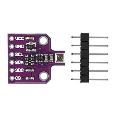 Imagen de BME680 Sensor CJMCU 680 de temperatura y humedad presión ambiental I2C Interfaz 1.7 3.6V Adecuado para la detección calidad del aire