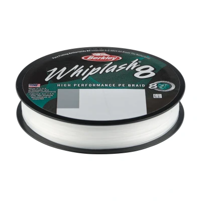 Imagen de Berkley Whiplash 8 Línea Trenzada Crystal 150m 0.08mm (12.9kg) Hilo trenzado