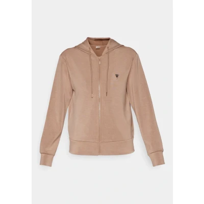Imagen de Guess Olympe FULL ZIP HOOD Sudadera con cremallera, Mujer, Talla: XS, Praline