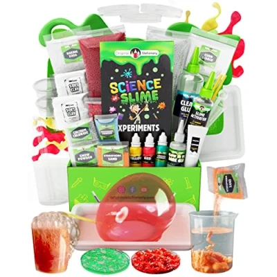 Imagen de Original Stationery Kit de Slime Ciencias, Todo lo Que Necesitas en un para Hacer Slime, Divertido Niñas 10 12 años, Experimentos Científicos Oobleck Regalos Niños