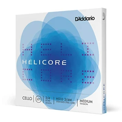 Imagen de D&#039;Addario Helicore 3/4 Scale Medium Tension Cello String Set