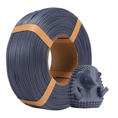 Imagen de eSUN Filamento de Recambio PLA+ 1,75 mm, PLA Plus Impresión 3D Sin Bobina, Precisión Dimensional +/ 0.03mm, 1KG (2.2 LBS) para Impresoras 3D,Gris