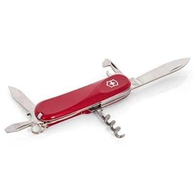 Imagen de Victorinox, Evolution S101, Navaja Multiuso Suiza, Cuchillo bolsillo, Regalo, 12 Funciones, Hoja grande, Sacacorchos, Bloqueable
