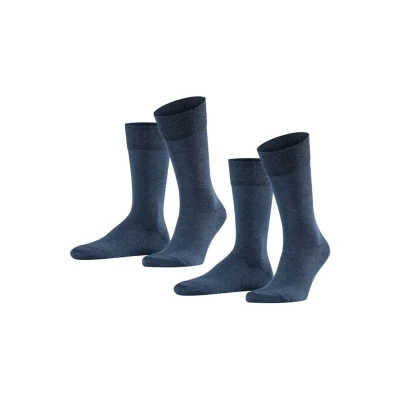 Imagen de Falke Happy 2PACK Calcetines blaumeliert, Hombre, Talla: 47 50, Blau/meliert