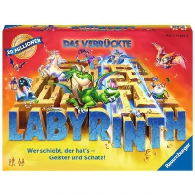 Imagen de Ravensburger Juego Familiar 26955 El Laberinto Loco de Mesa clásico para 2 4 Personas, a Partir 7 años