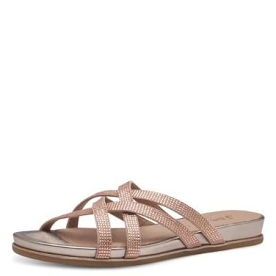 Imagen de Jana Softline 8 27161 42 521 Rose Slipper Komfortable Mehrweite Alltagsschuh Festlich Elegant, Sandalias Planas Mujer, Rosa, 39 EU Ancho