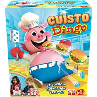 Imagen de Goliath Cuisto Dingo juego de mesa Para niños El cerdo que come demasiado Divertido jugar en familia o con amigos A partir 4 años