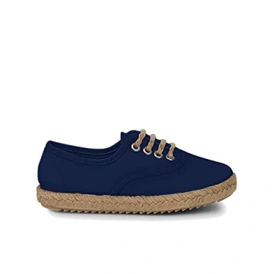 Imagen de Pisamonas Zapatos con cordones para niños, Talla: 29, Azul marino