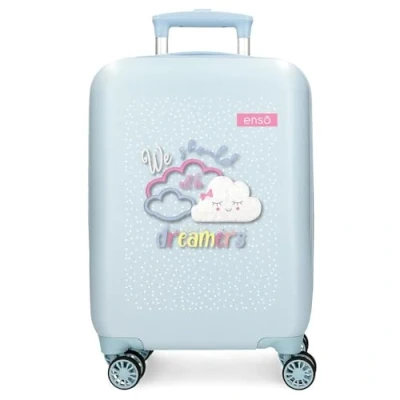 Imagen de Enso Dreamer Maleta de Cabina Azul 33x50x20 cms Rígida ABS 33L 2 kgs 4 Ruedas Dobles Equipaje Mano