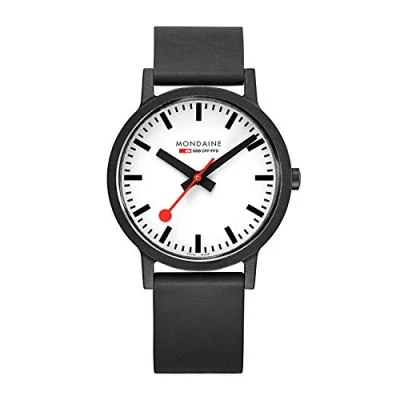 Imagen de Mondaine Reloj Análogo clásico para Unisex de Cuarzo con Correa en Caucho MS1.41110.RB