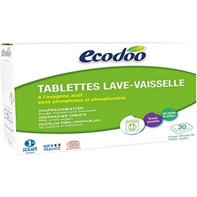 Imagen de Ecodoo Tabletas Para Lavavajillas 30 Past. 600 Gr 100 g