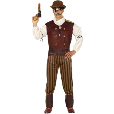 Imagen de FIESTAS GUIRCA Disfraz de Steampunk Western para Hombre