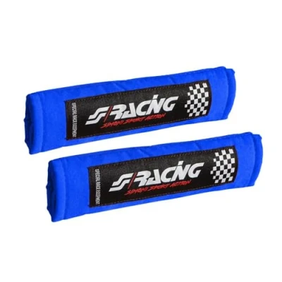 Imagen de Simoni Racing CC2/B V Almohadilla de cinturón seguridad Azul, negro Microfibra