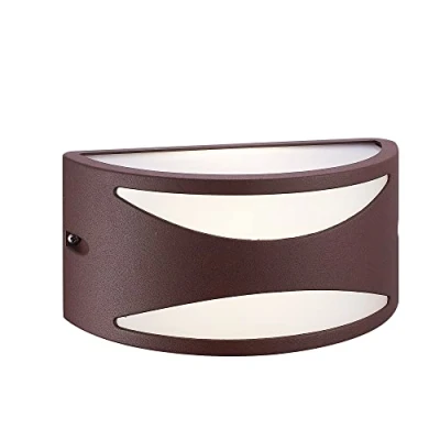 Imagen de wonderlamp W T000052 Aplique de Pared para Exterior, Moderno Classic II, Impermeable Ip54, Marrón Óxido, Bombilla E27
