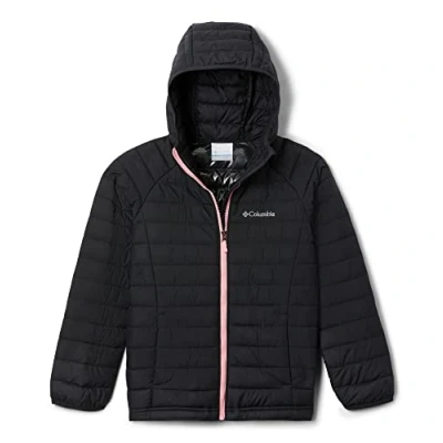 Imagen de Columbia Powder Lite Girls Hooded Jacket, Chaqueta Acolchada Con Capucha para Niñas, Negro (180), XL