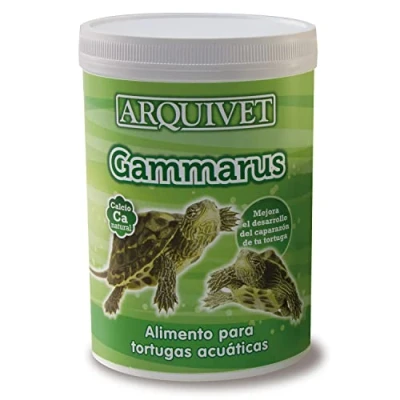 Imagen de ARQUIVET Gammarus 1050 ml Comida para Tortugas Alimentación Natural acuáticas Alimento Completo de Agua Flotante