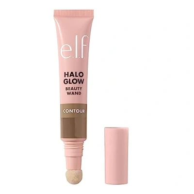 Imagen de e.l.f. Halo Glow Contour Beauty Wand Barra de contorno líquida para un aspecto natural moldeado, fórmula construible, vegano y libre crueldad animal, 10 ml
