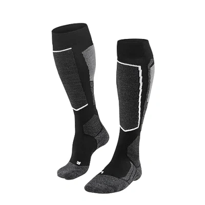 Imagen de FALKE SK2 Intermediate Vegan W KH hilo funcional lyocell calida gruesa 1 par, Calcetines de esquí Mujer, Negro (Black Mix 3010), 35 36